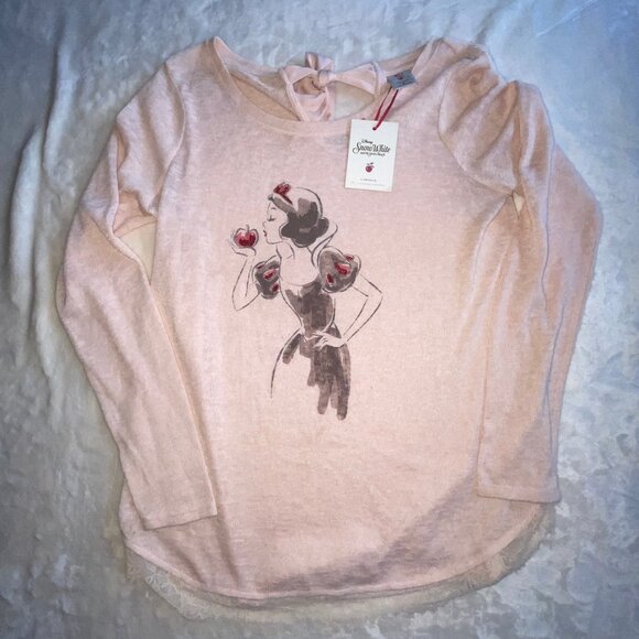 LC Lauren Conrad Disney Snow White Collection Knit Tunic Sweater Top NWT Small - Picture 5 of 9